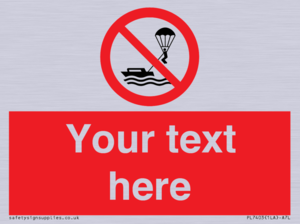 Custom No parasailing